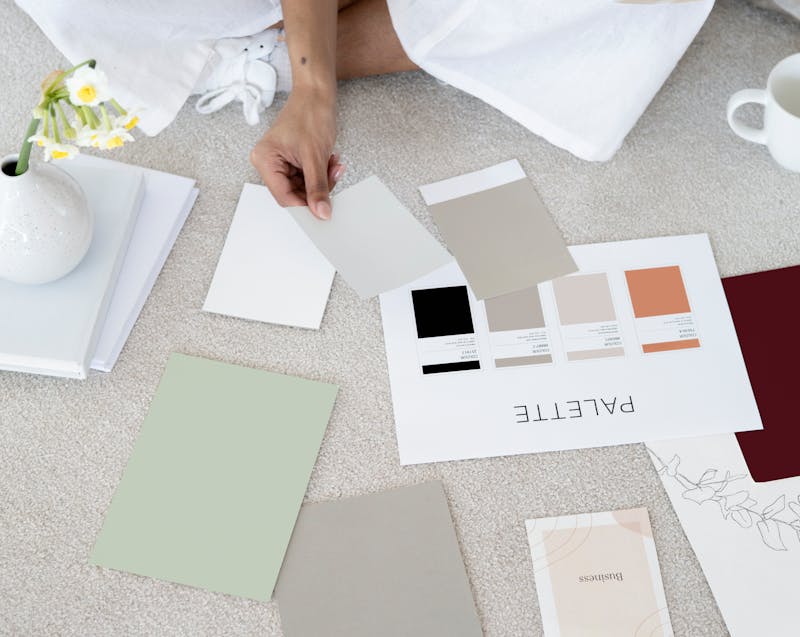 selecting a neutral colour